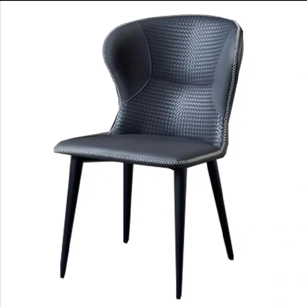 Wholesale Hotel Outdoor Restaurant PU Leather Dining Chair Home Modern Furniture Coffee Shop